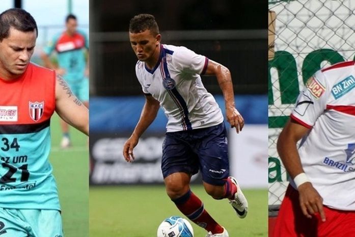Meia Francisco Alex, lateral-esquerdo Raúl e atacante Daniel Amorim