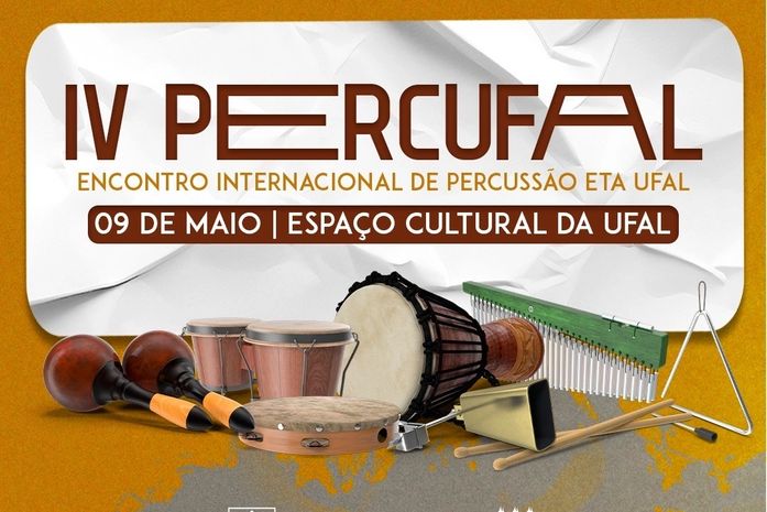 IV PERCUFAL: Celebração Internacional de Ritmos e Tradições Percussivas acontece dia 9 de maio