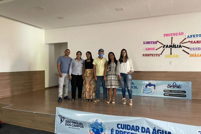 Mês da Água é encerrado em São Miguel dos Campos com palestras para alunos do Sistema Público de Ensino