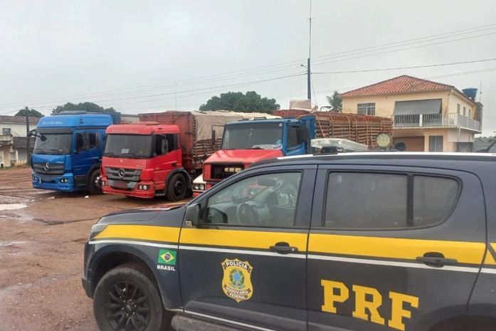 PRF apreende 31 mil tijolos por crime tributário em São Sebastião