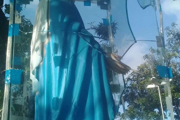 Ato de vandalismo ocorreu durante o período de Carnaval.