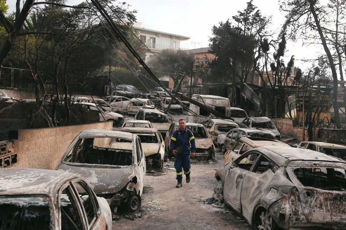 Incêndios na Grécia: novo balanço aponta 74 mortos e 178 feridos