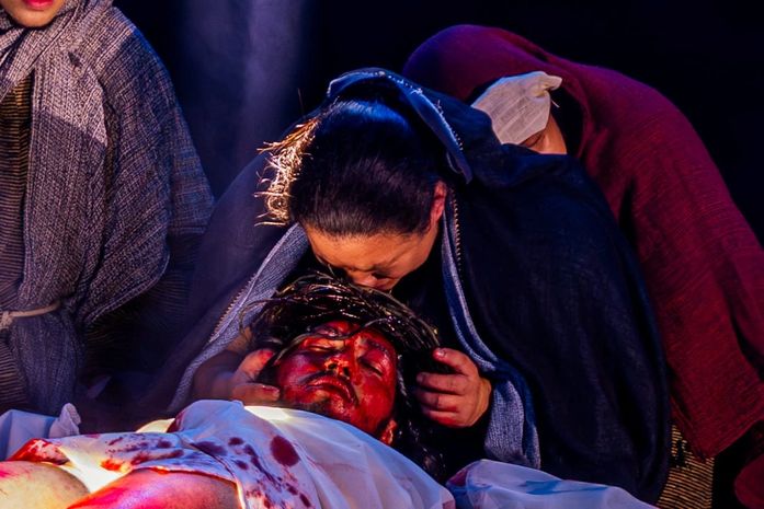 Girau do Ponciano se emociona com apresentação do Musical da Paixão na Sexta-feira Santa