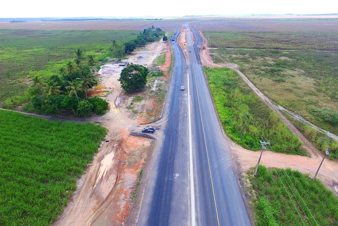 Primeiro trecho da duplicação Maceió-Arapiraca já está com 80% dos serviços concluídos