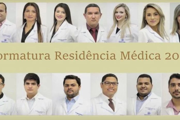 A solenidade de formatura dos 13 médicos foi realizada no auditório do Centro de Estudos da instituição.