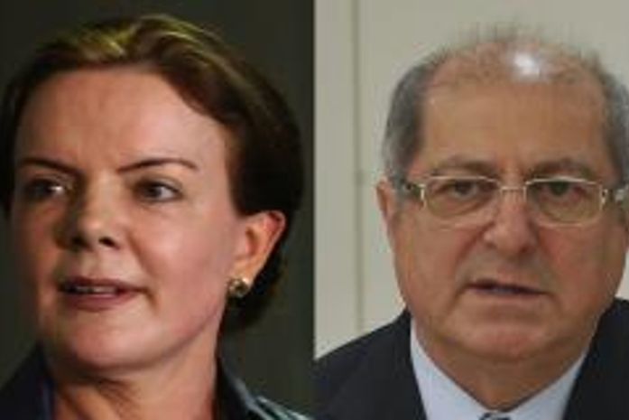 Gleisi Hoffmann e Paulo Bernardo