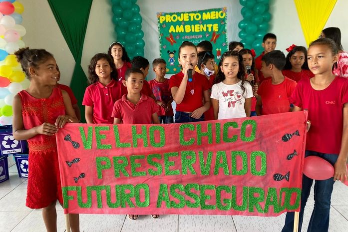 Atividades levam consciência de preservação do meio ambiente para alunos de Traipu