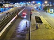 Câmeras de videomonitoramento auxiliam na prisão de homem que arrastou e chutou ex em Maceió 

