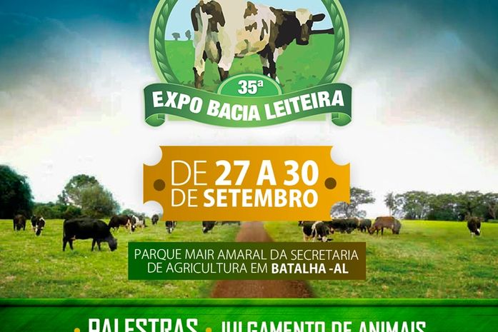 Expo Bacia Leiteira promete dar novo fôlego à pecuária de leite de Alagoas