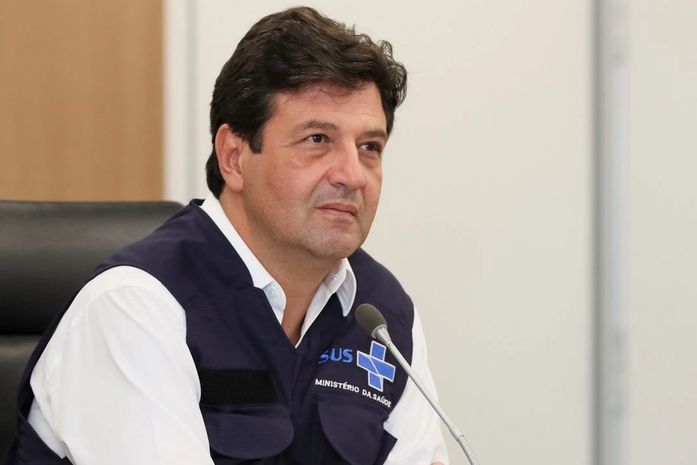 O ministro da Saúde, Luiz Henrique Mandetta.