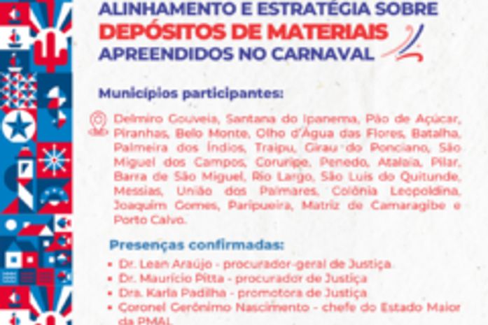Prefeitos de 25 municípios se reúnem com MP-AL e PM na AMA Municípios
