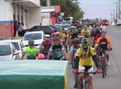 Passeio reúne centenas de ciclistas em comemoração ao Dia do Ciclista em Delmiro Gouveia
