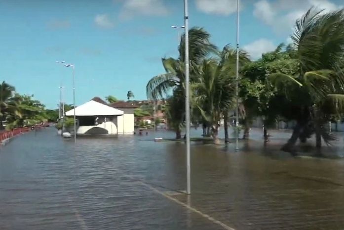 Sobe para 36 o número de pessoas desabrigadas ou desalojadas em Marechal Deodoro; município segue em alerta