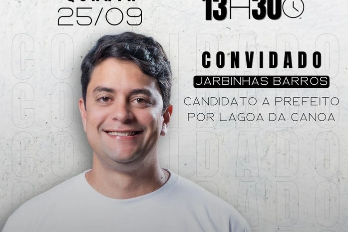 Jarbinhas Barros participa de do Já É Cast nesta quarta-feira, 25