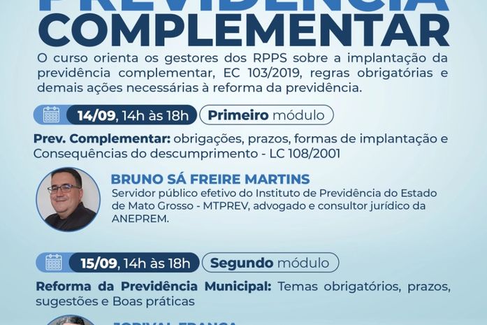 AMA abre inscrições para curso de previdência complementar