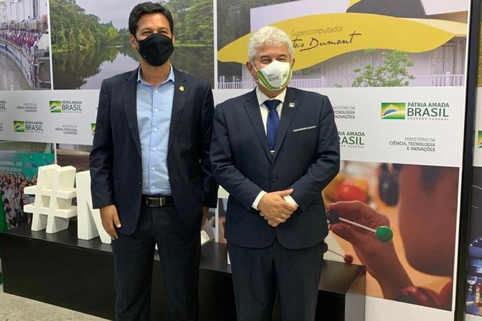 Em reunião com ministro da Ciência e Tecnologia, Rodrigo Cunha defende prioridade absoluta na vacinação