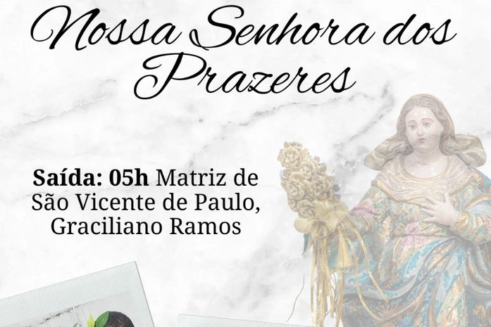 XV Caminhada de Nossa Senhora dos Prazeres acontece neste domingo 27