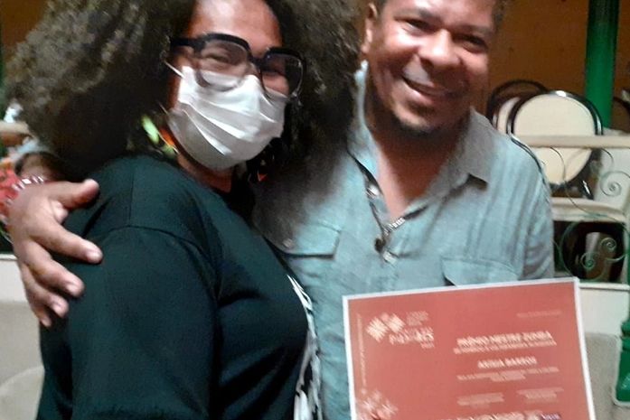 Essa ativista recebeu um prêmio preto, em um evento preto, indicada por gente preta, em um dia pra celebrar a luta de pret@s, no 20 de novembro, nas Alagoas dos Palmares.