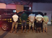 Homens foram presos durante abordagem