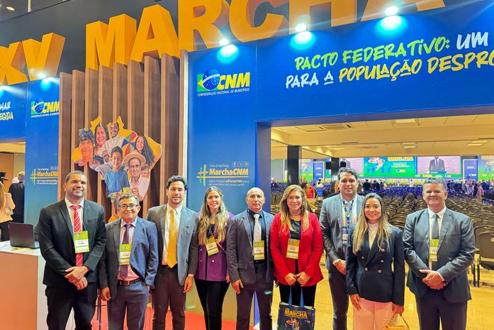 Prefeito de Santana do Mundaú e comitiva participam da XXV Marcha a Brasília