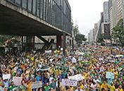 Protesto em São Paulo