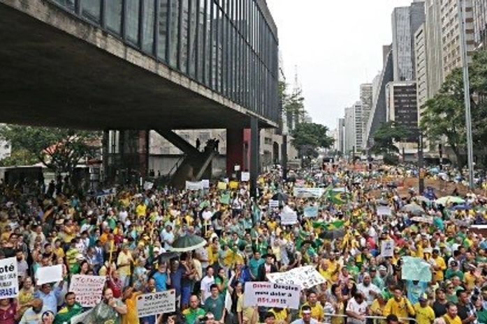 Protesto em São Paulo
