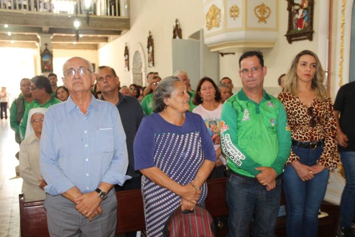 Teófilo participa da Missa e da saída da Cavalgada de Nossa Senhora do Bom Conselho