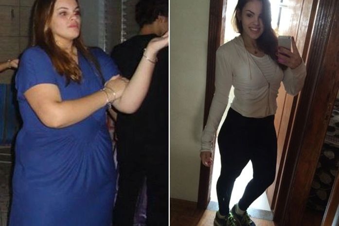 Fran só usava moletom e não se arrumava; hoje, pesando 75 kg, ela adora saia curta (Foto: Arquivo pessoal/Francisca Cruzolini)