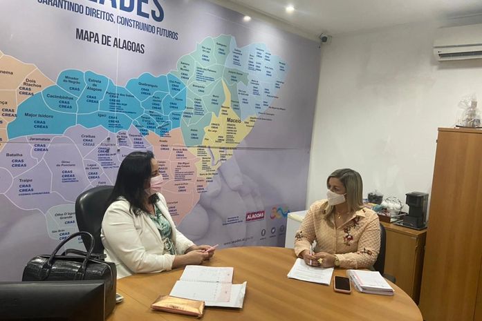 Secretária de Assistência Social de São Miguel dos Campos busca apoio da Secretaria de Estado