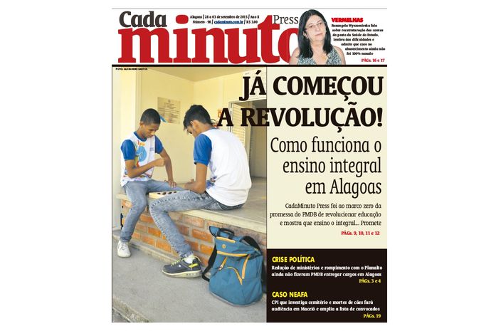 Capa da Edição 98 do CadaMinuto Press
