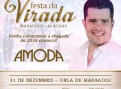 Réveillon na Orla de Maragogi com trio e banda Amoda