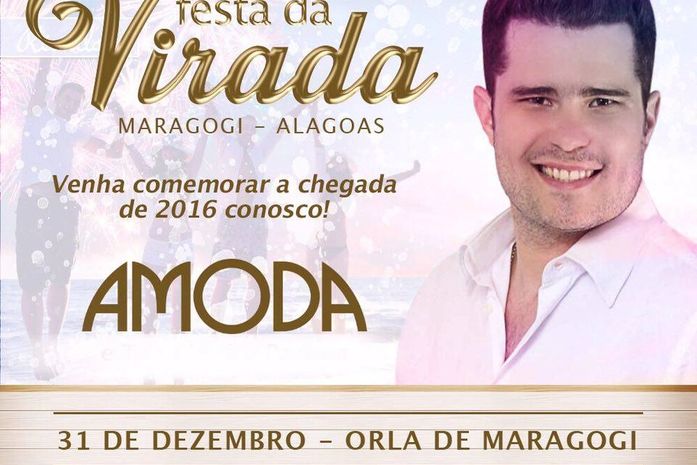 Réveillon na Orla de Maragogi com trio e banda Amoda