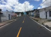 Rua contempladas com pavimentação asfáltica começam a receber sinalização em Anadia