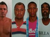 Cícero da Silva,  Carlos Antônio Monteiro Mendonça, Amilton Jameli de Melo Oliveira e Cícero Miguel da Silva