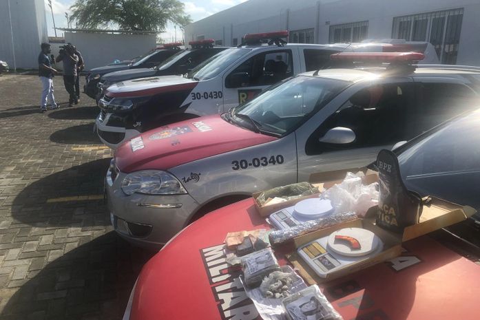 Material apreendido está sendo encaminhado para a Delegacia de Repressão ao Narcotráfico (DRN)