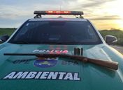 PM-AL apreende armas de fogo, aves silvestres e redes de pesca predatória no interior