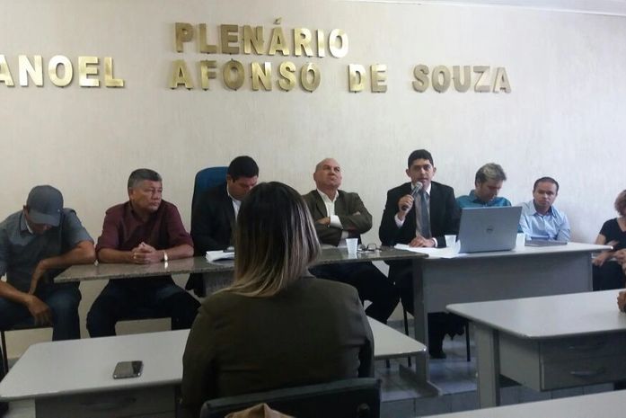 Plenário da Câmara de Vereadores de Paulo Jacinto