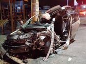 Colisão entre dois carros na Leste Oeste, em Maceió