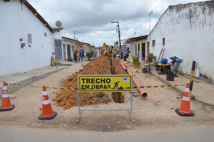 1ª etapa das obras no Loteamento Hélio Jatobá, em São Miguel dos Campos, está avançando
