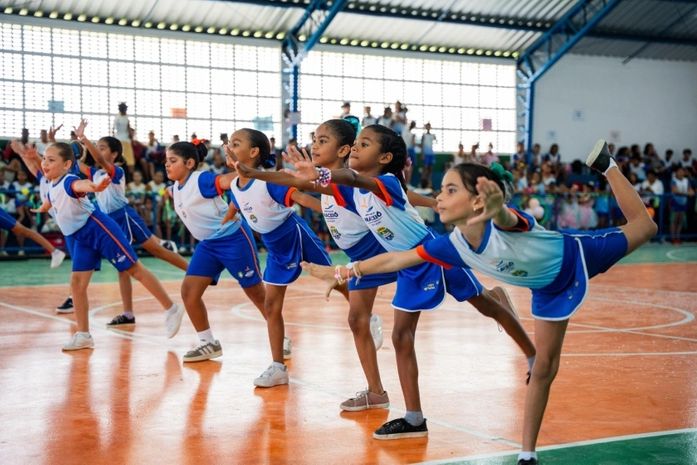 Cerca de 800 estudantes do tempo integral participam do 2º Fest Sport, promovido pela Semed Maceió