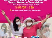 Teca e Tereza Nelma lançam pré-candidaturas em evento nesta sexta
