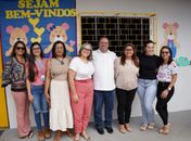 Prefeito Luciano visita creche reformada e ampliada no Manoel Teles