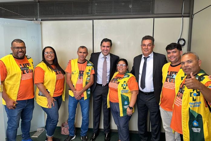 Prefeito de Branquinha tem agenda com agentes comunitários de saúde em Brasília