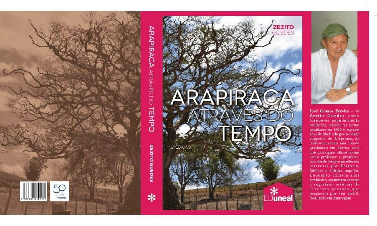 Livro de Zezito Guedes "Arapiraca através do Tempo" será relançado pela  editora da Uneal