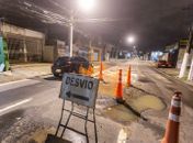 BRK danifica avenidas após recuperação asfáltica realizada pela Prefeitura