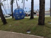 Canteiro central da Av. Silvio Viana é reformado e ganha novos serviços de paisagismo