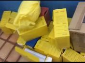Documentos revirados na Prefeitura de Mata Grande