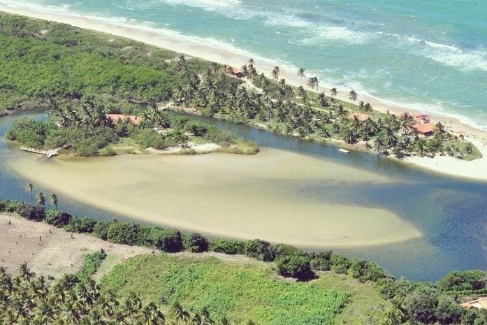 Barra de Jequiá, em Jequiá da Praia, Alagoas