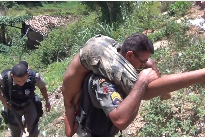 Adolescente foi resgatado por policial