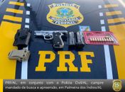 Armas e munições são apreendidas com homem que se passava por agente da PRF no Agreste de AL